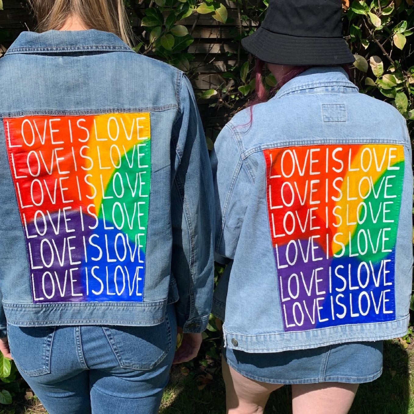 Custom Painted Denim Jacket, Personalised Jackets