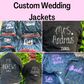 Custom Wedding Jacket, Painted Bridal Jackets