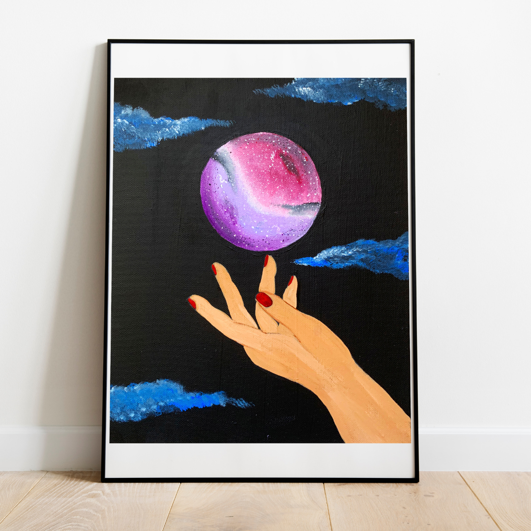 Galaxy Magic Art Print, Digital Download