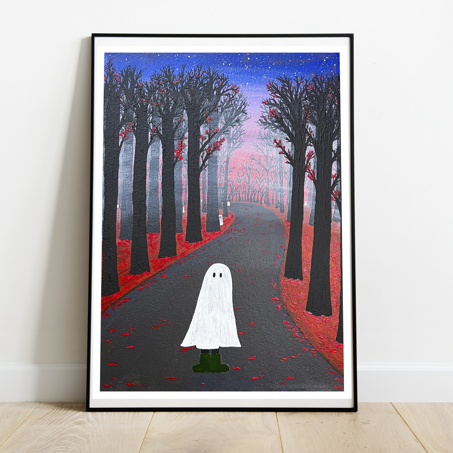 Halloween Ghost Art Print, Digital Download