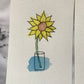 Sunflower Watercolour Postcards
