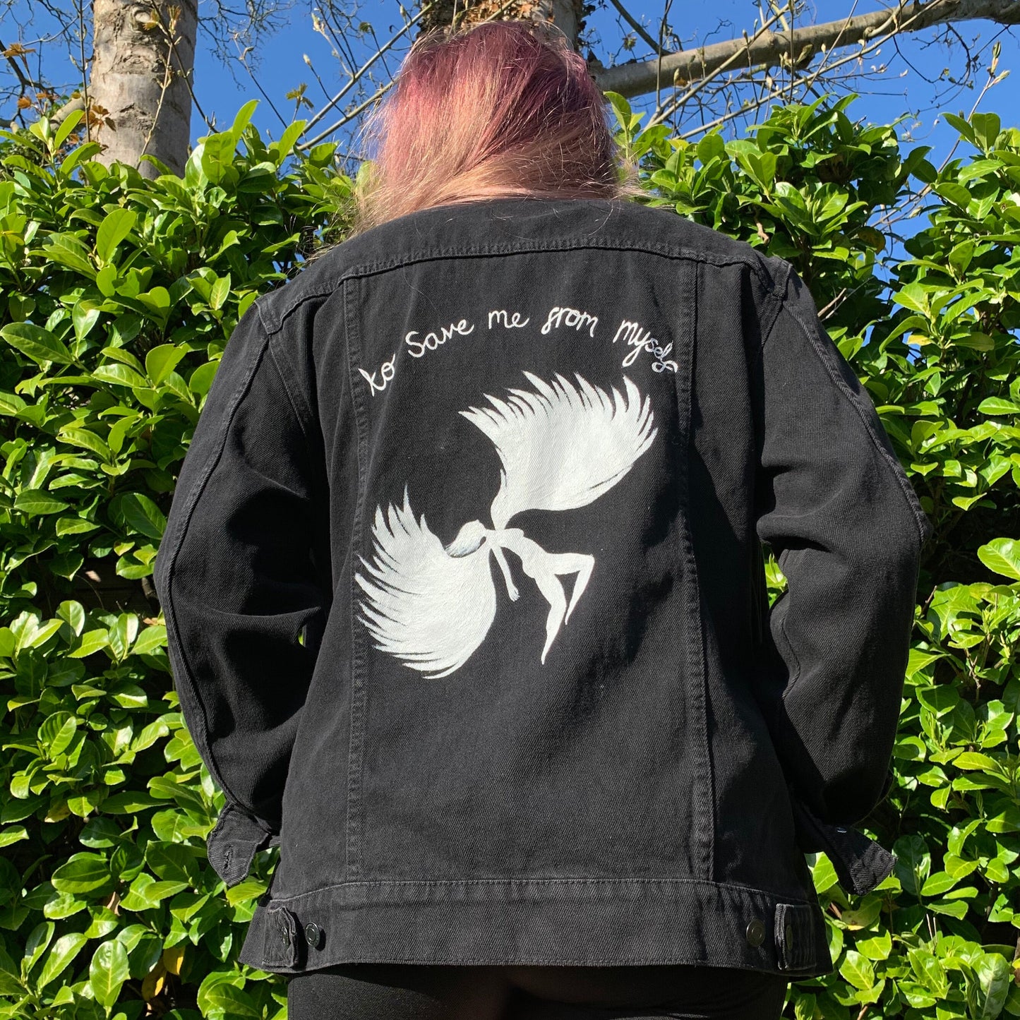 Custom Painted Denim Jacket, Personalised Jackets