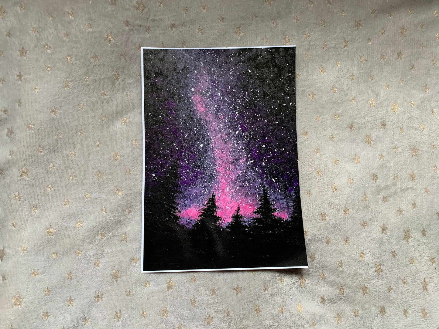 Pink Galaxy Art Print