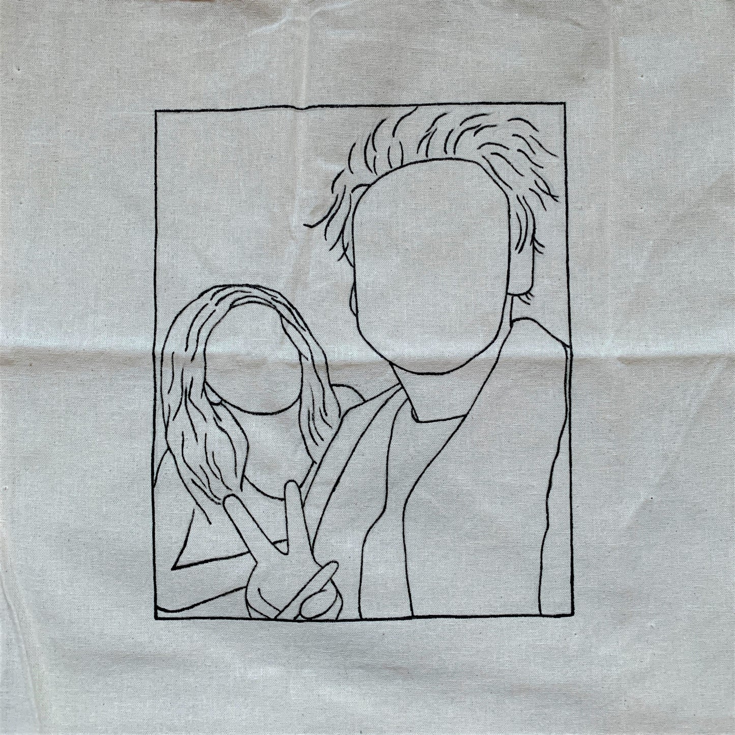 Custom Portrait Tote Bag