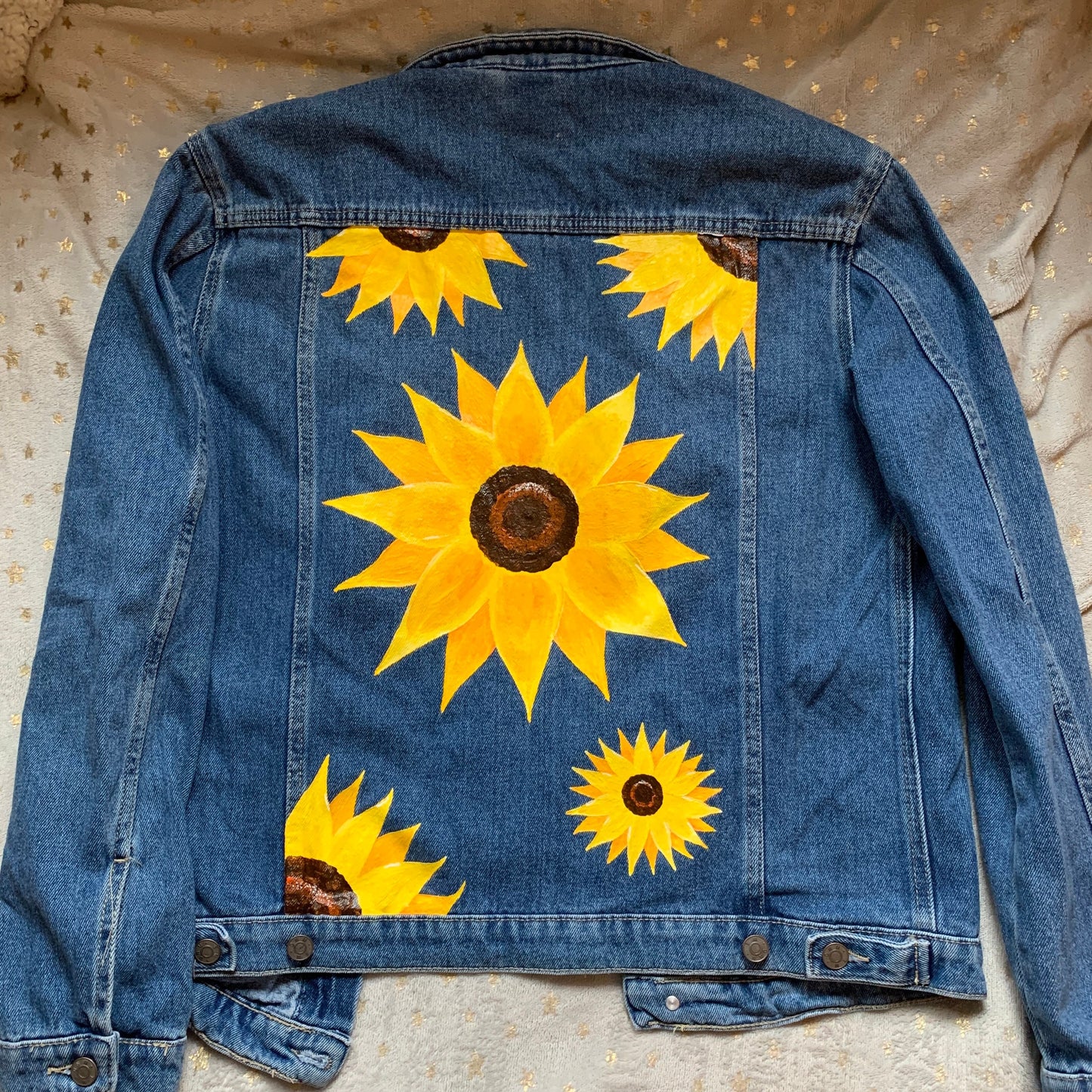 Sunflower Custom Denim Jacket