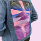 Purple Sunset Custom Denim Jacket