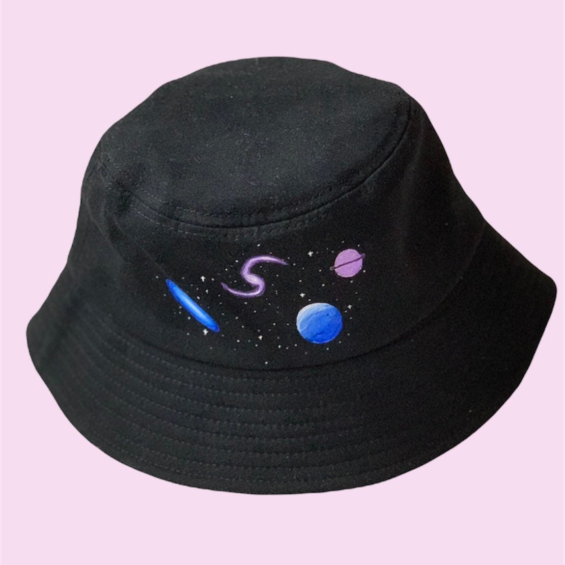 Galaxy & Planets Bucket Hat