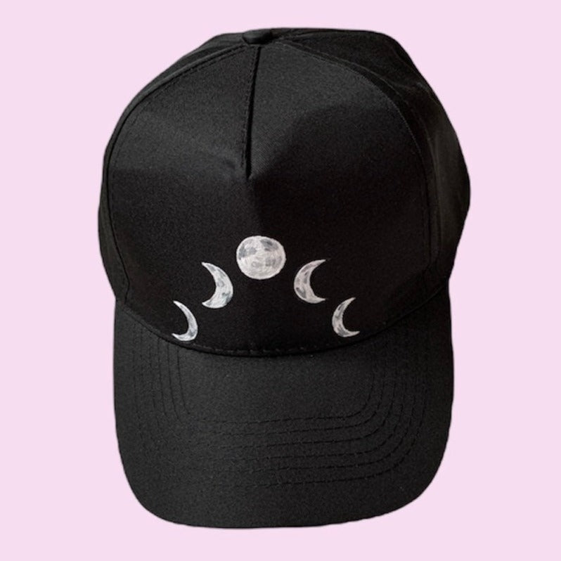 Custom Moon Cap, Moon Phases Hat