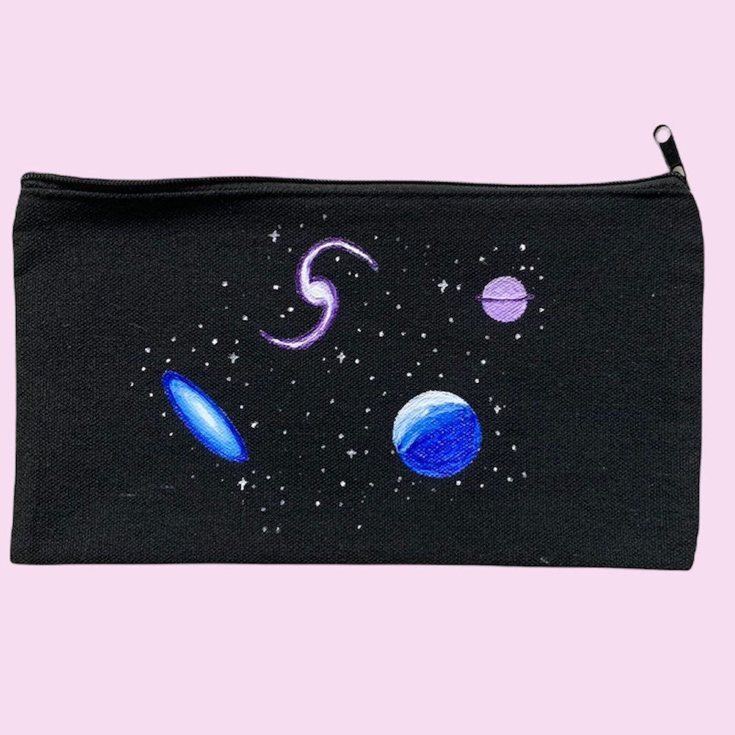 Galaxy & Planets Make Up Bag/Pencil Case