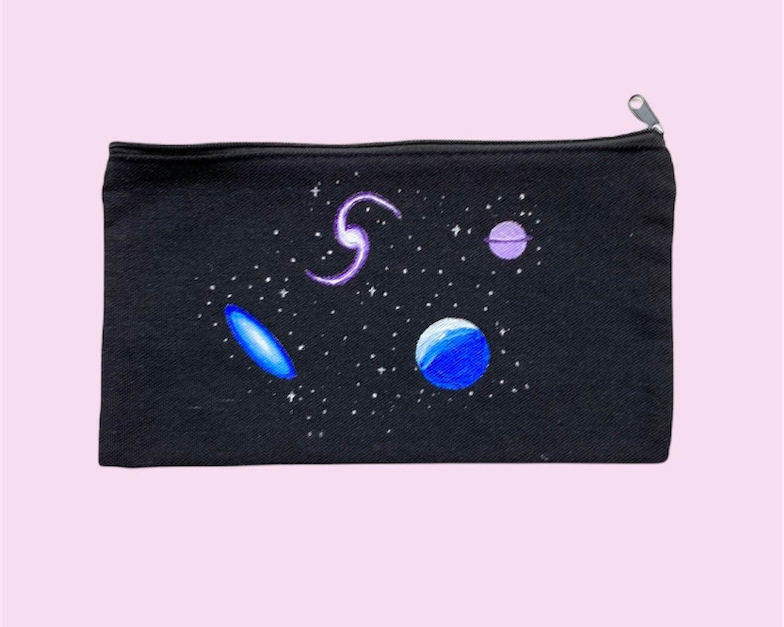 Galaxy & Planets Make Up Bag/Pencil Case