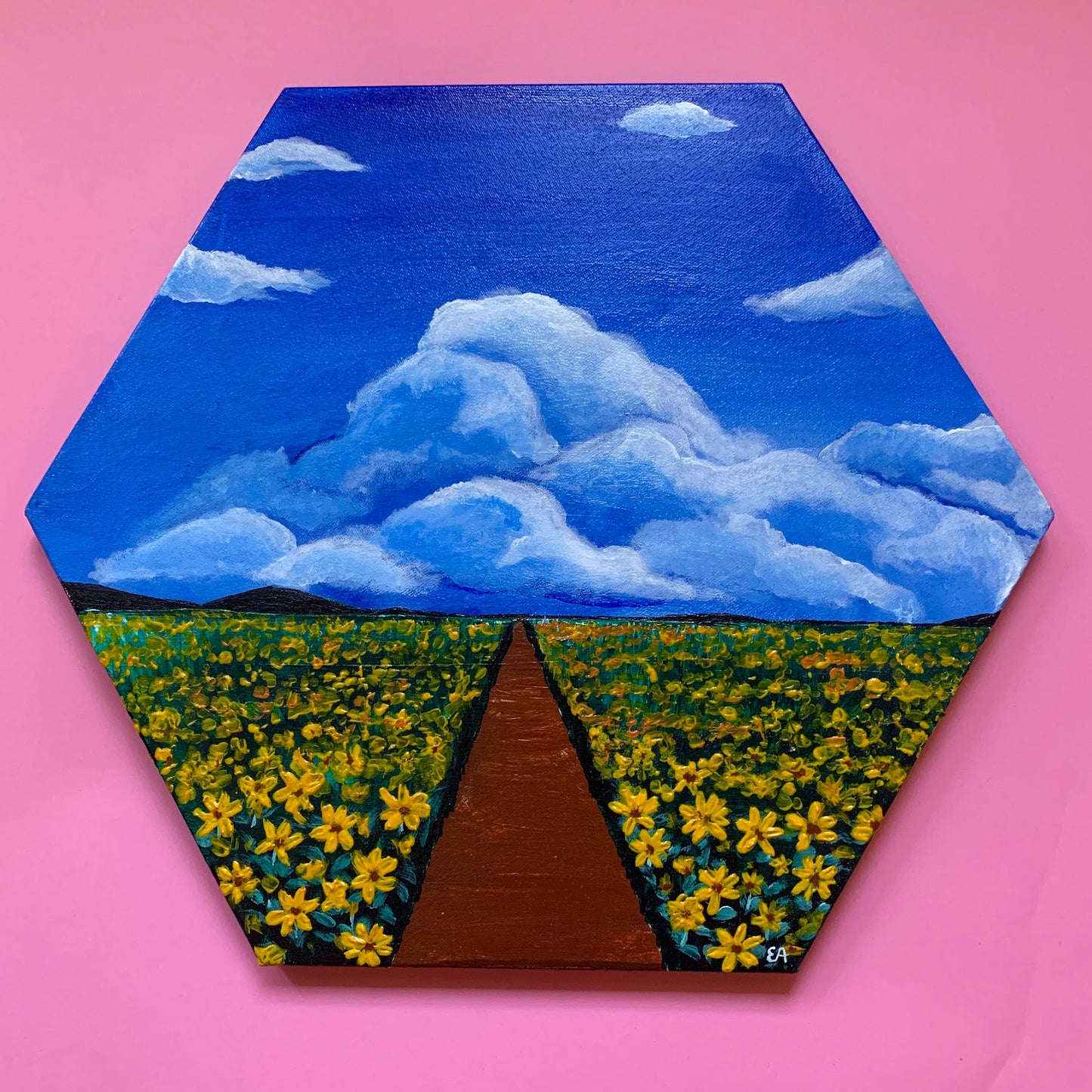 Sunflower Field Canvas Painting