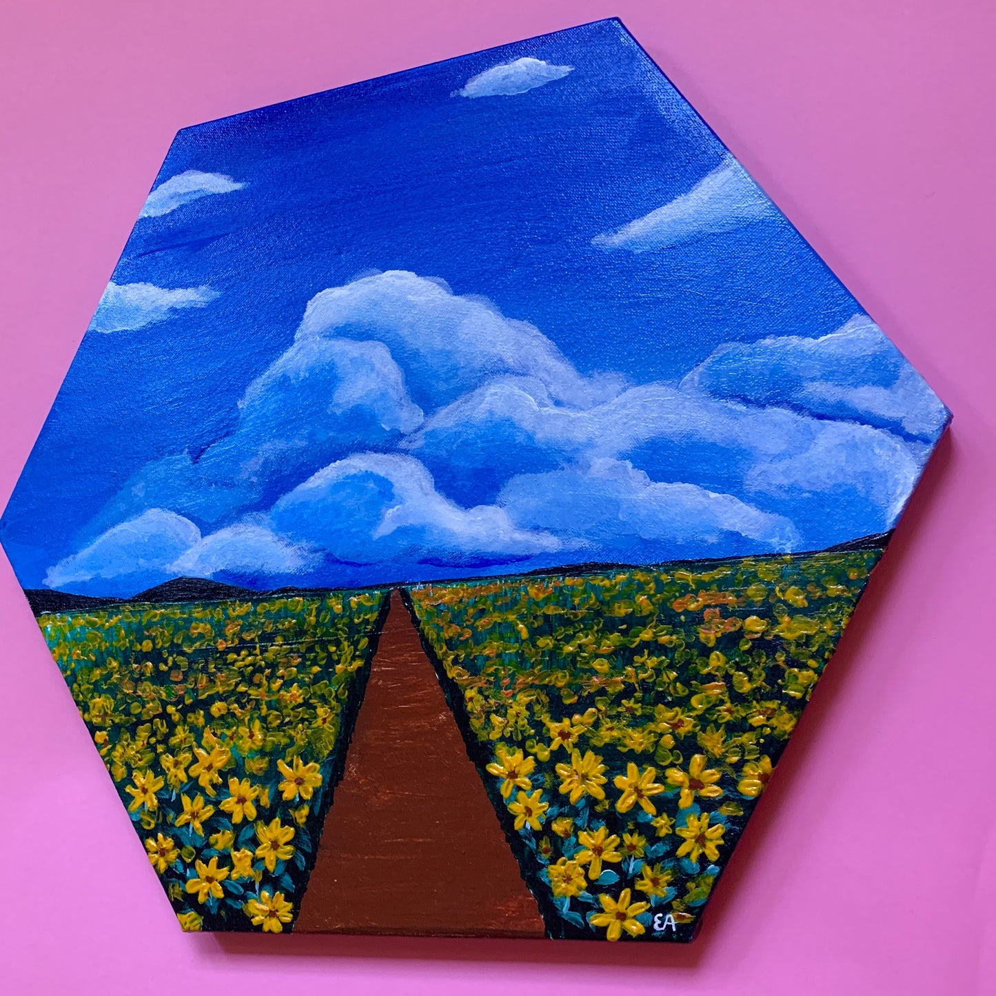 Sunflower Field Canvas Painting