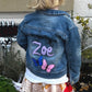 Kids Custom Painted Denim Jacket, Personalised Jackets