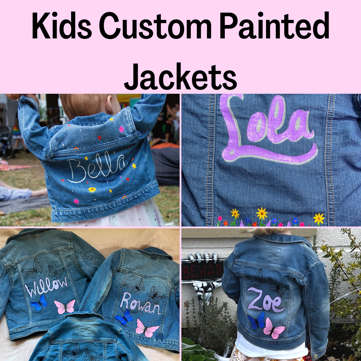  No Chill Kids' Denim Jacket - Kid Birthday Gift Ideas