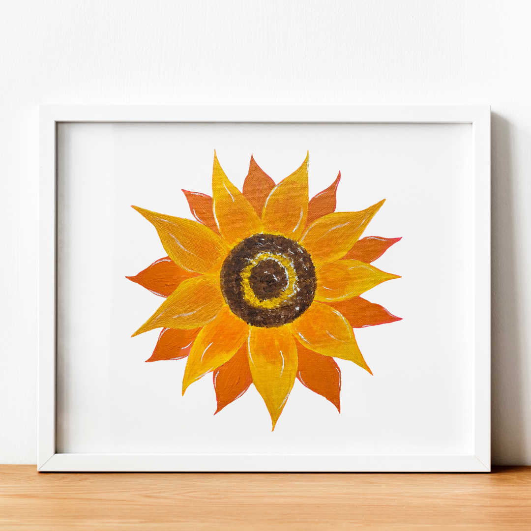 Sunflower Art Print, Digital Download